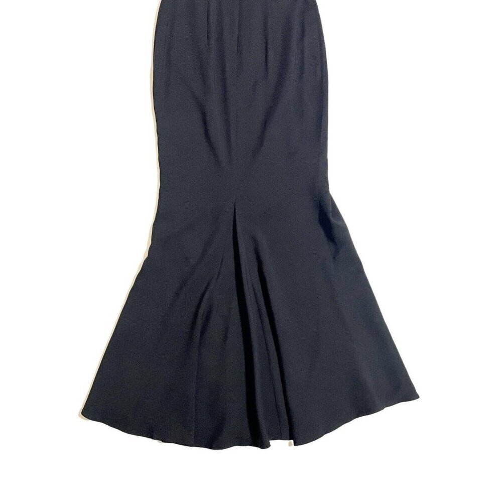 La Maison Talulah Black Mermaid Gown High Slit Evening Dress Sz S New - Picture 9 of 12